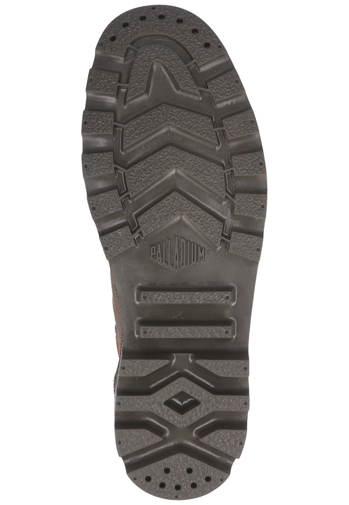 Palladium Stiefelette Leder/Textil Braun