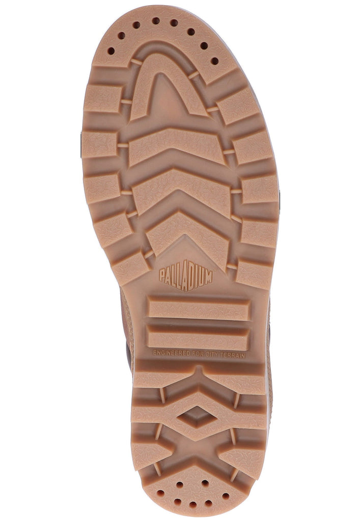 Palladium Stiefelette Leder/Textil Braun