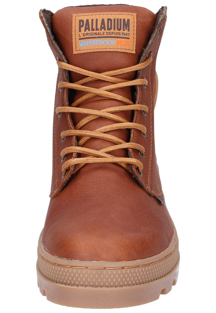 Palladium Stiefelette Leder/Textil Braun