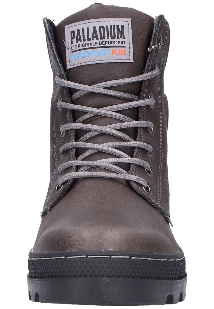 Palladium Stiefelette Leder/Textil Dunkelgrau