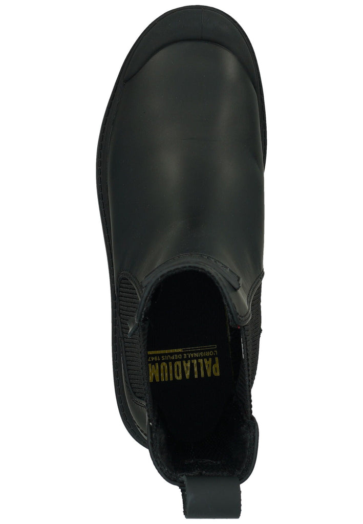 Palladium Stiefelette Leder/Textil Schwarz