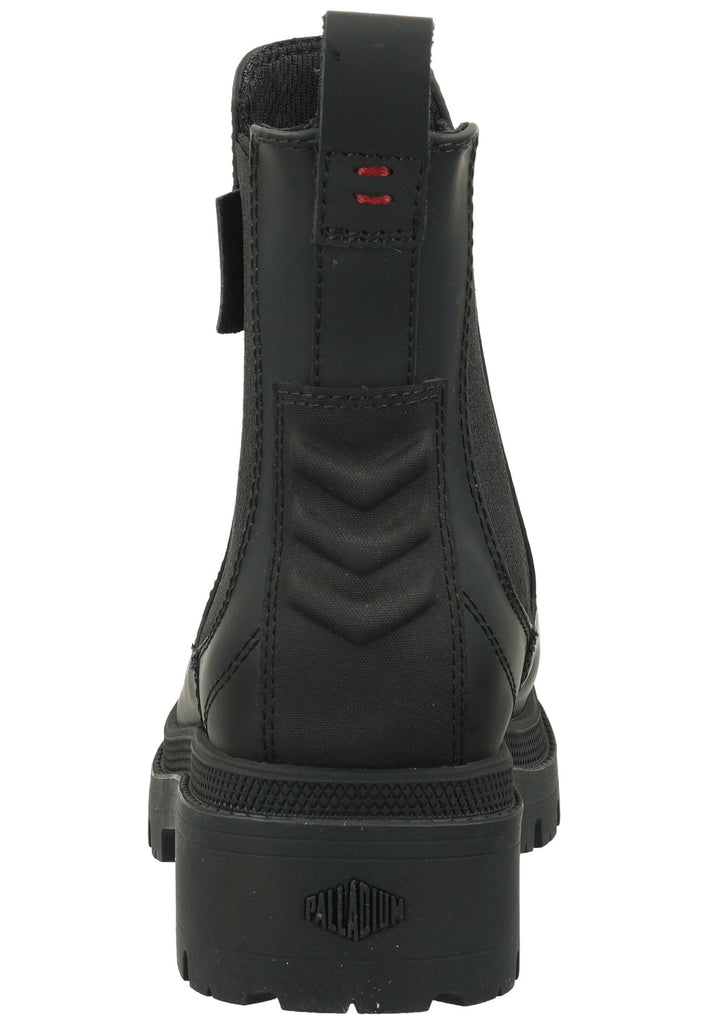 Palladium Stiefelette Leder/Textil Schwarz