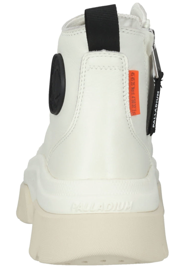 Palladium Stiefelette Leder Weiß