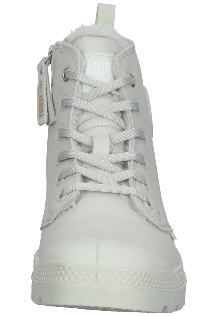 Palladium Stiefelette Leder Weiß Warmfutter