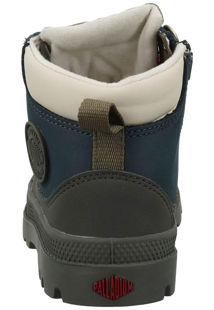 Palladium Stiefelette Lederimitat Blau