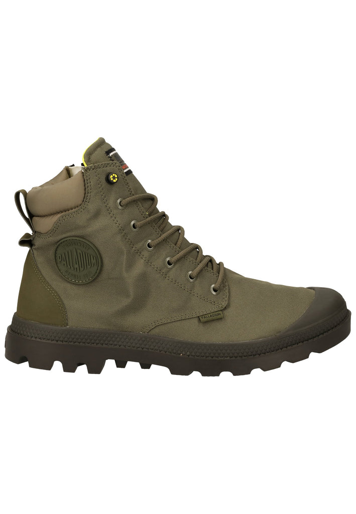 Palladium Stiefelette Textil Oliv