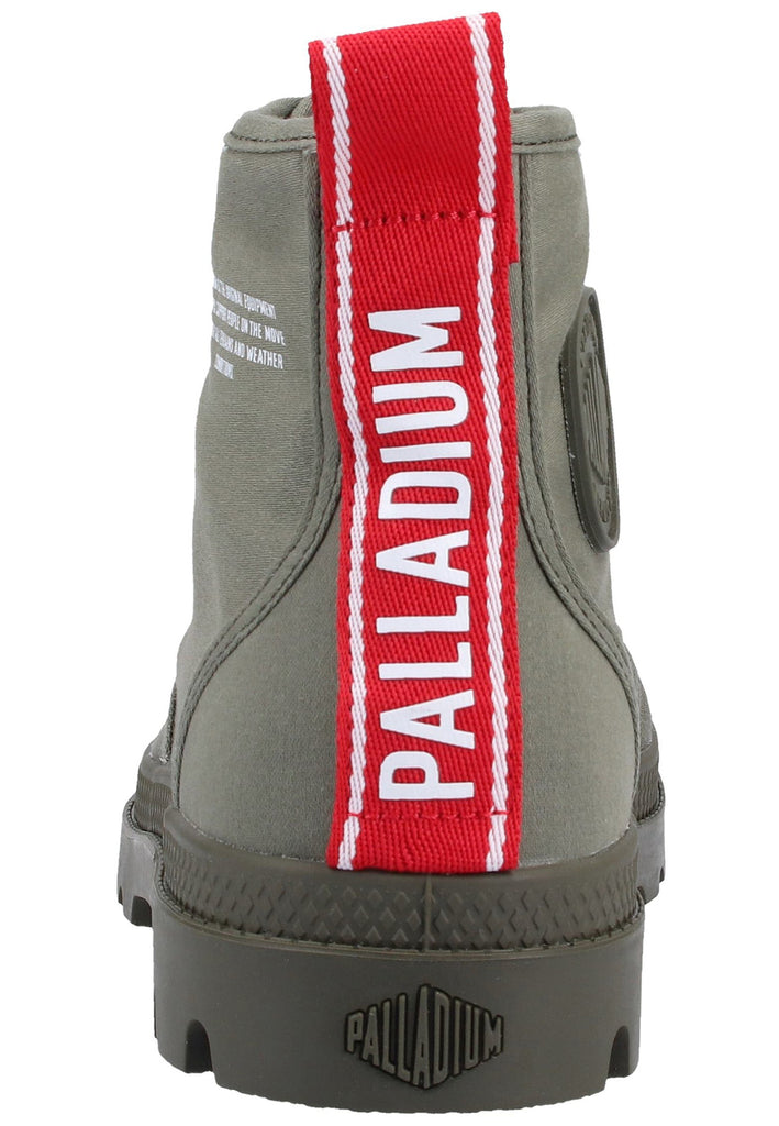 Palladium Stiefelette Textil Olive