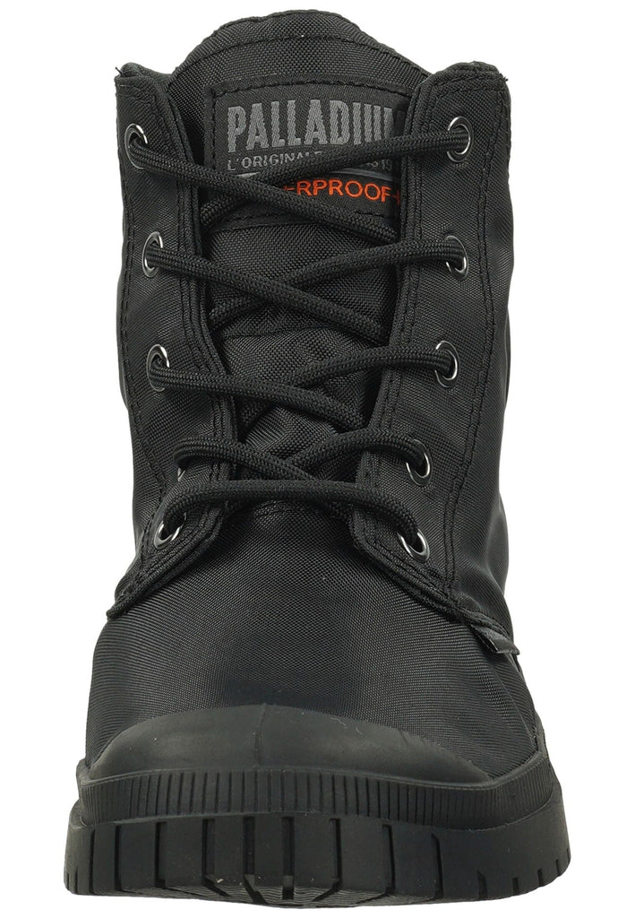Palladium Stiefelette Textil Schwarz