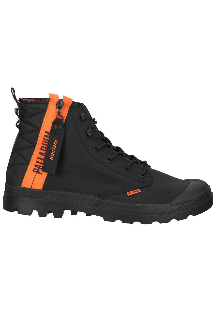 Palladium Stiefelette Textil Schwarz