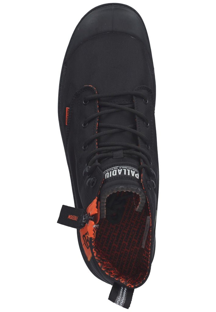 Palladium Stiefelette Textil Schwarz