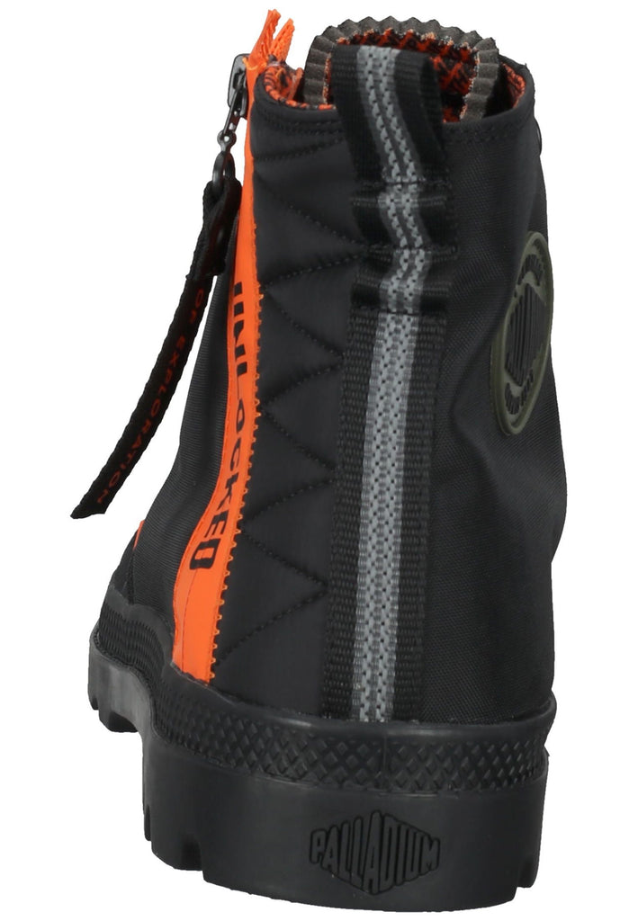 Palladium Stiefelette Textil Schwarz