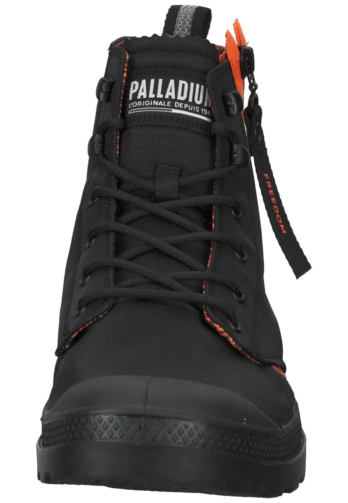 Palladium Stiefelette Textil Schwarz