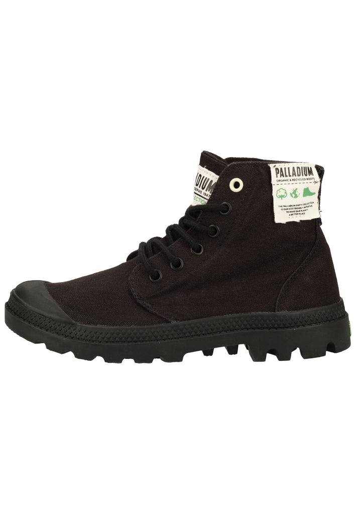 Palladium Stiefelette Textil Schwarz