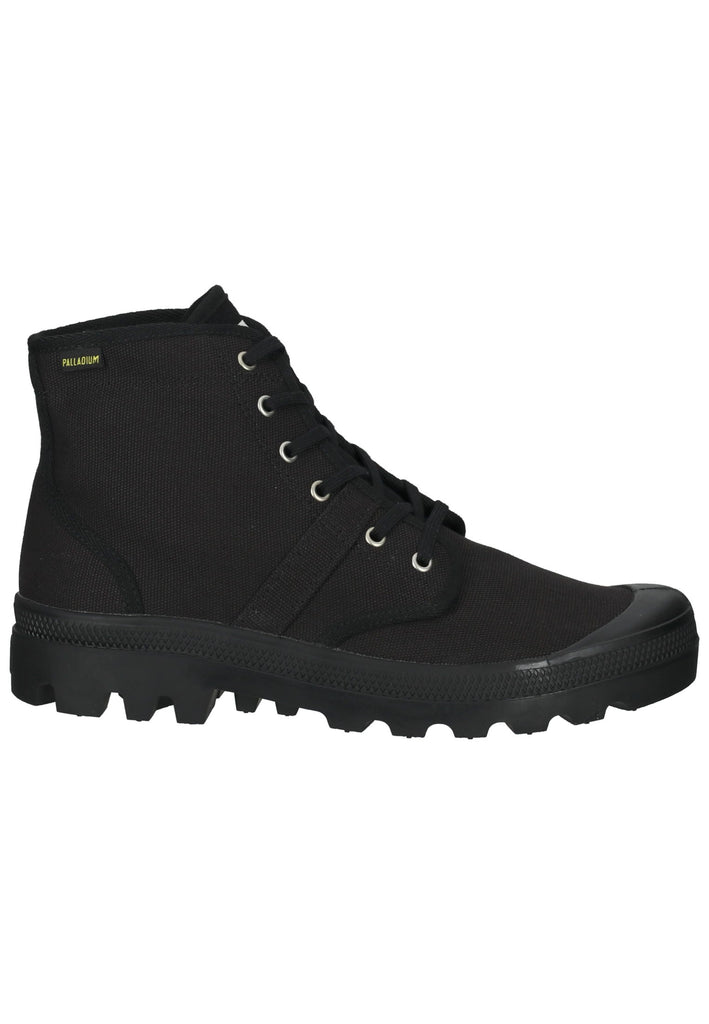 Palladium Stiefelette Textil Schwarz