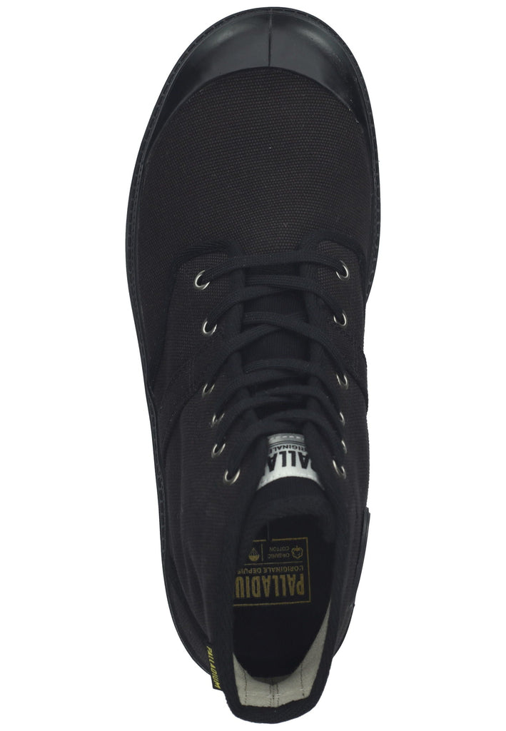 Palladium Stiefelette Textil Schwarz