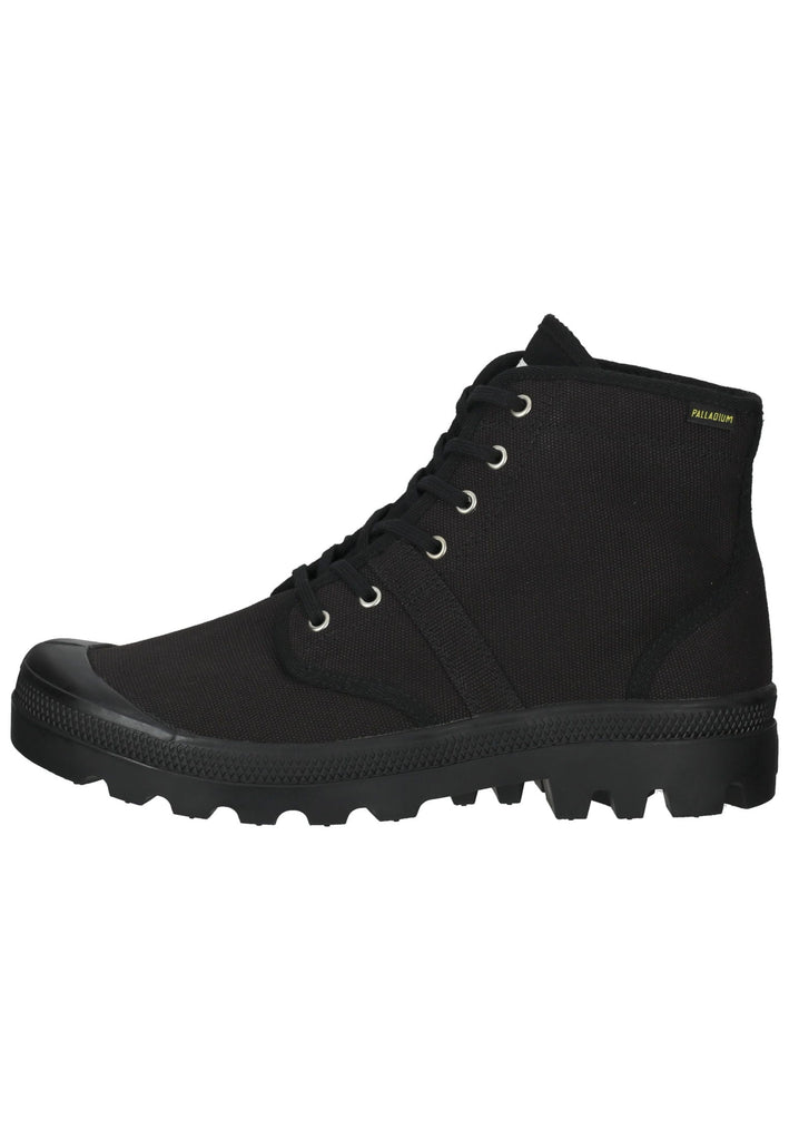 Palladium Stiefelette Textil Schwarz