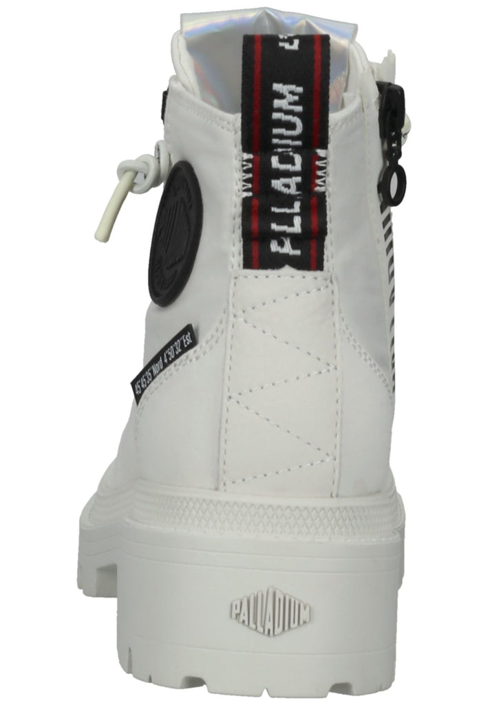 Palladium Stiefelette Textil Weiß
