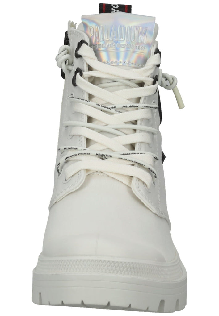 Palladium Stiefelette Textil Weiß