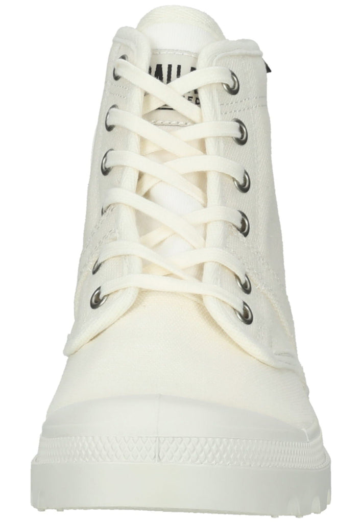 Palladium Stiefelette Textil Weiß