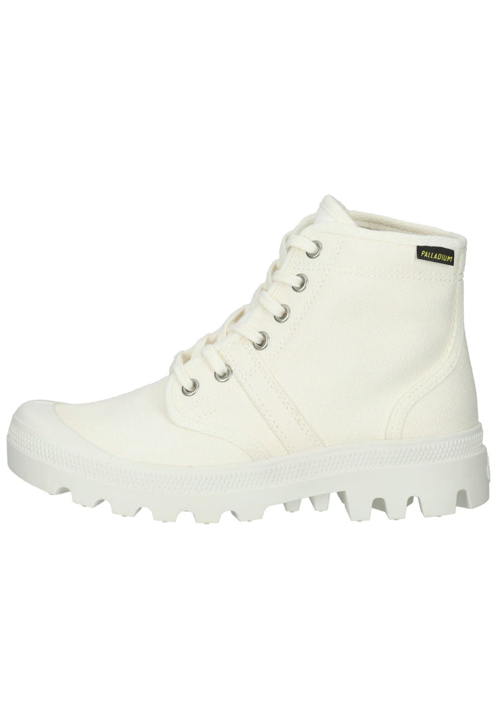 Palladium Stiefelette Textil Weiß