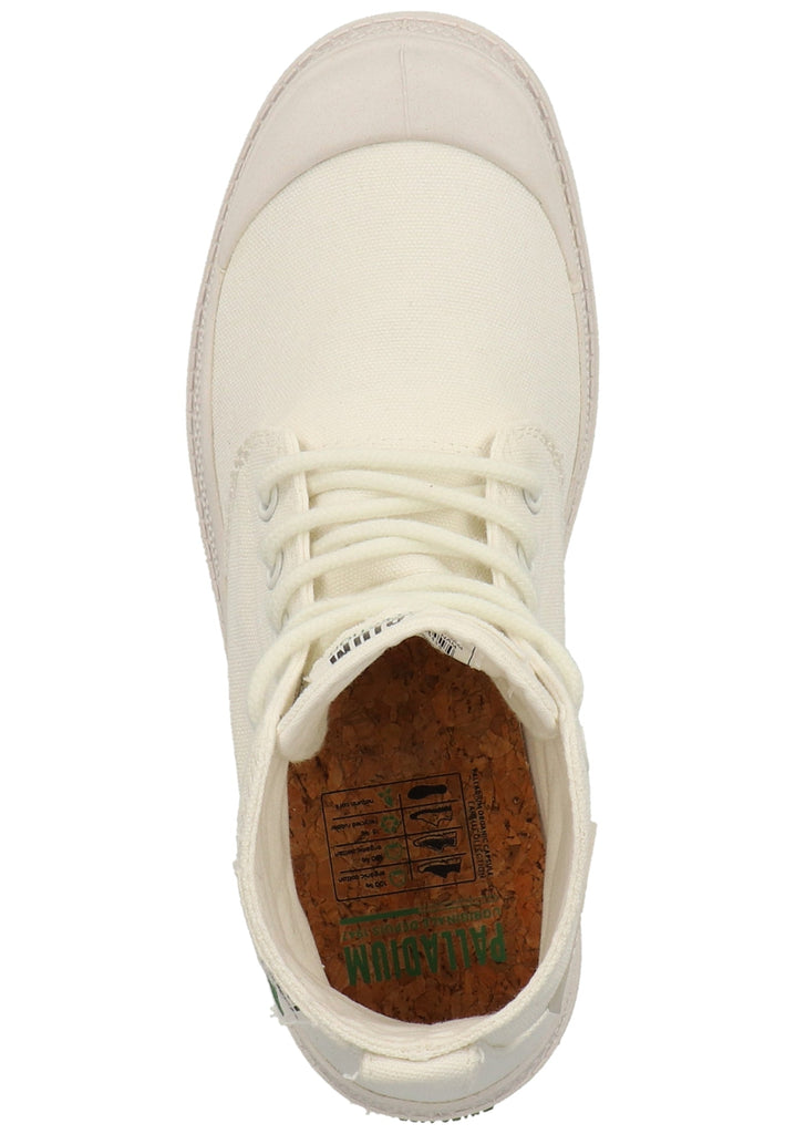 Palladium Stiefelette Textil Weiß