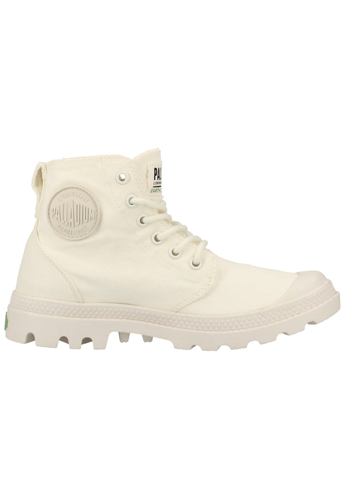Palladium Stiefelette Textil Weiß
