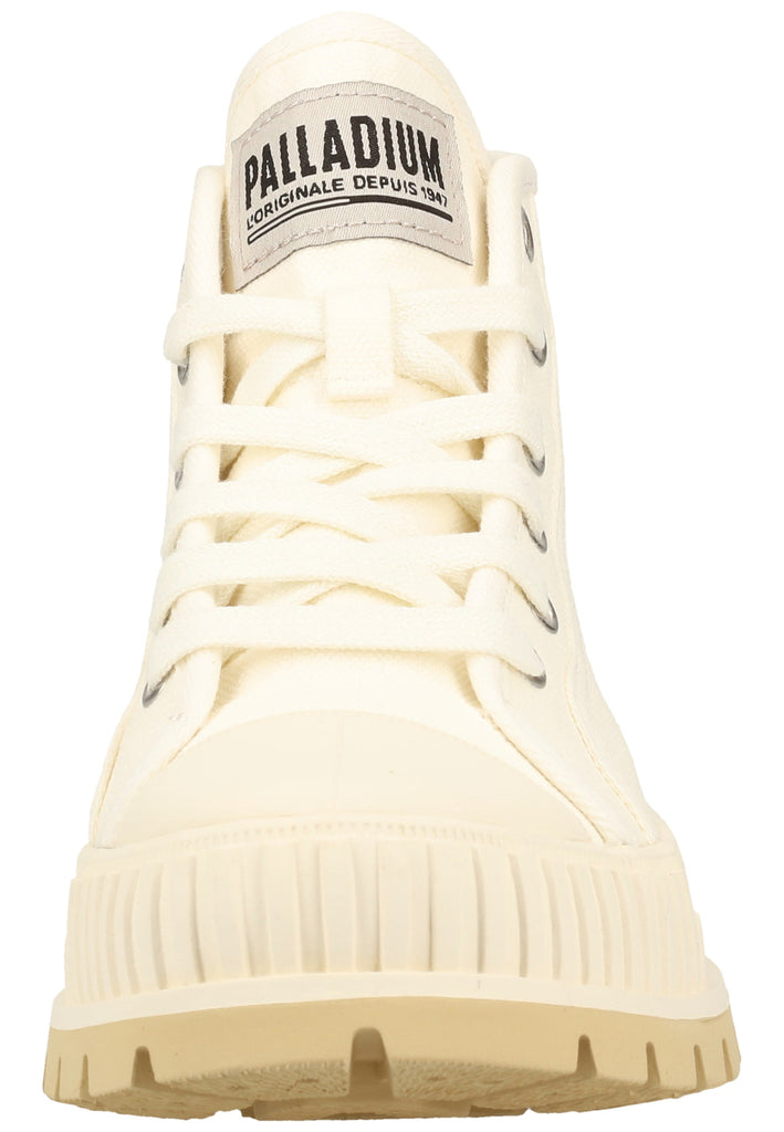 Palladium Stiefelette Textil Weiß