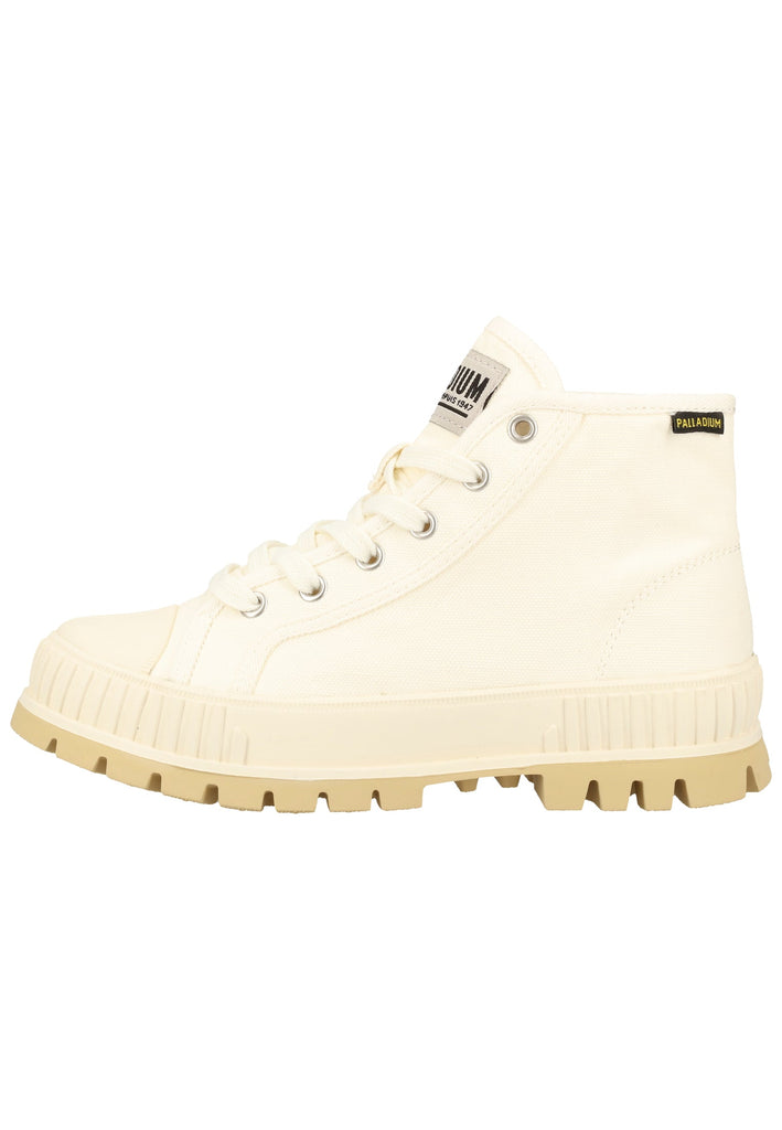 Palladium Stiefelette Textil Weiß