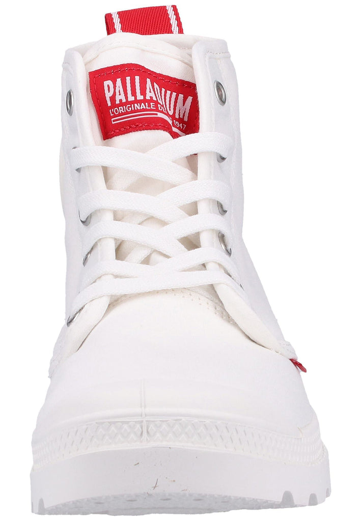 Palladium Stiefelette Textil Weiß