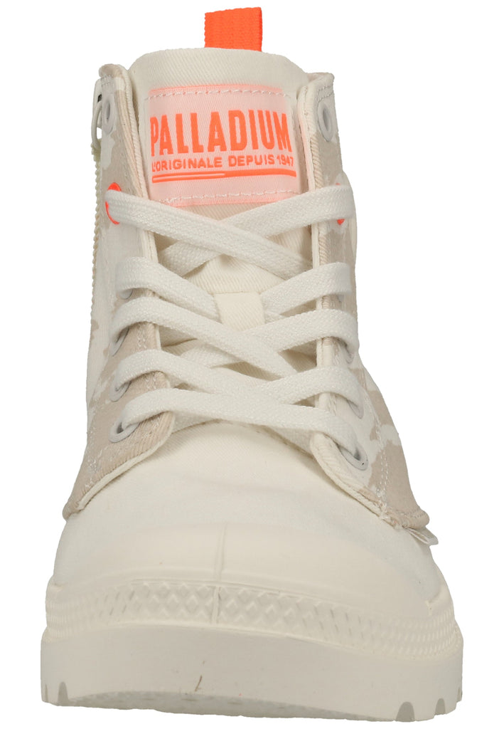 Palladium Stiefelette Textil Weiß
