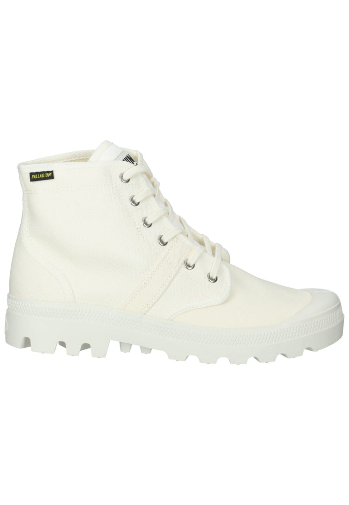 Palladium Stiefelette Textil Weiß