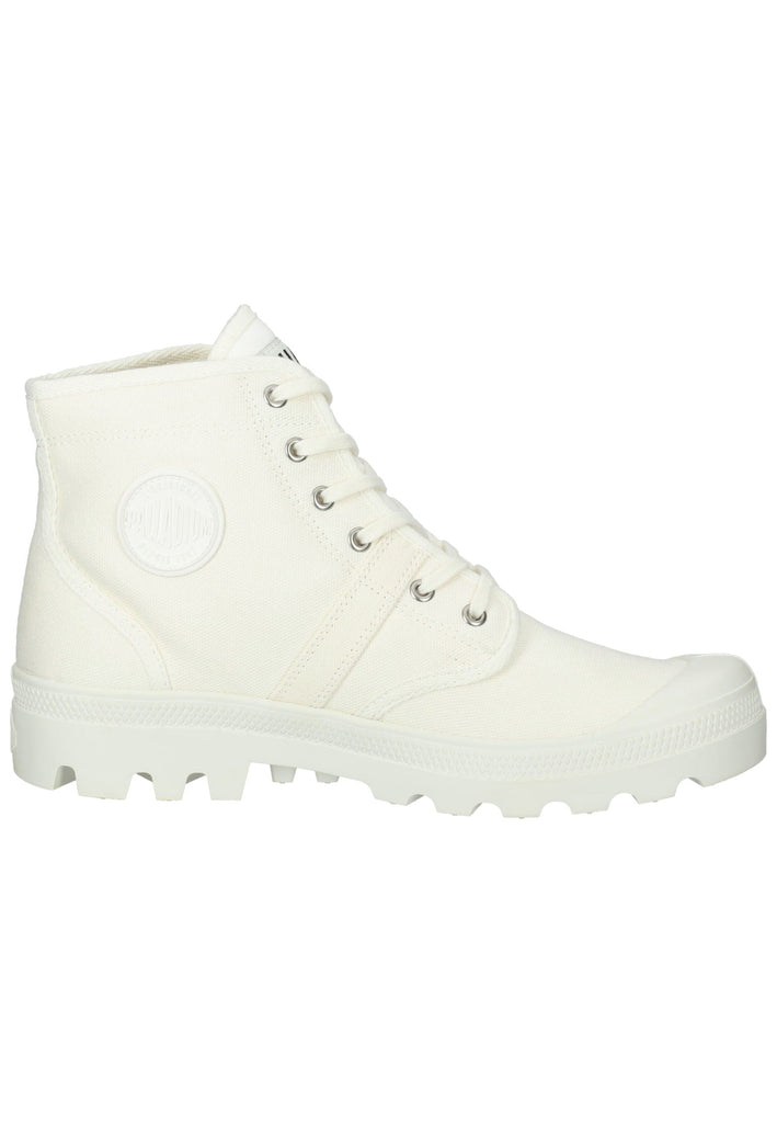 Palladium Stiefelette Textil Weiß