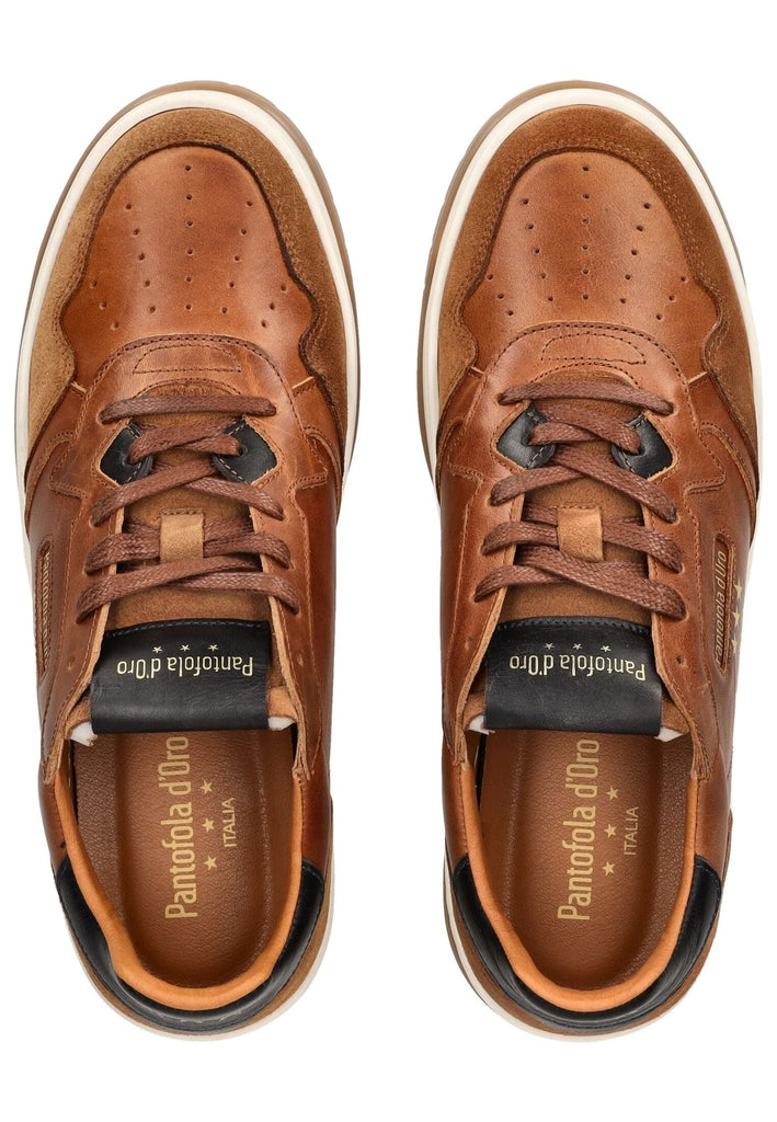 Pantofola d Oro Sneaker Leder Cognac