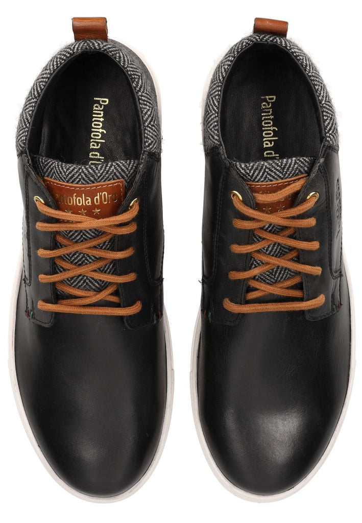 Pantofola d Oro Sneaker Leder Schwarz