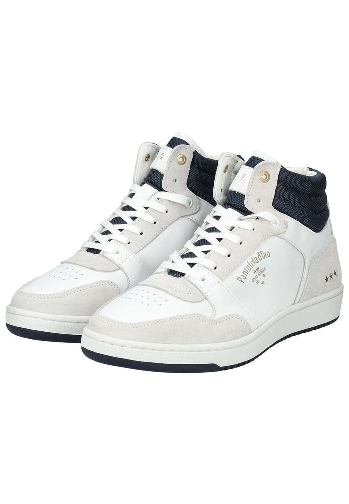 Pantofola d Oro Sneaker Leder/Textil Weiß/Grau