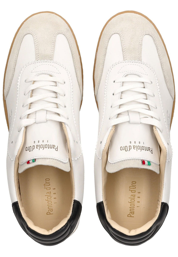 Pantofola d Oro Sneaker Leder Weiß/Schwarz