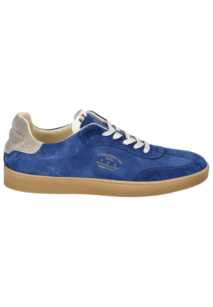 Pantofola d Oro Sneaker Veloursleder Blau/Grau