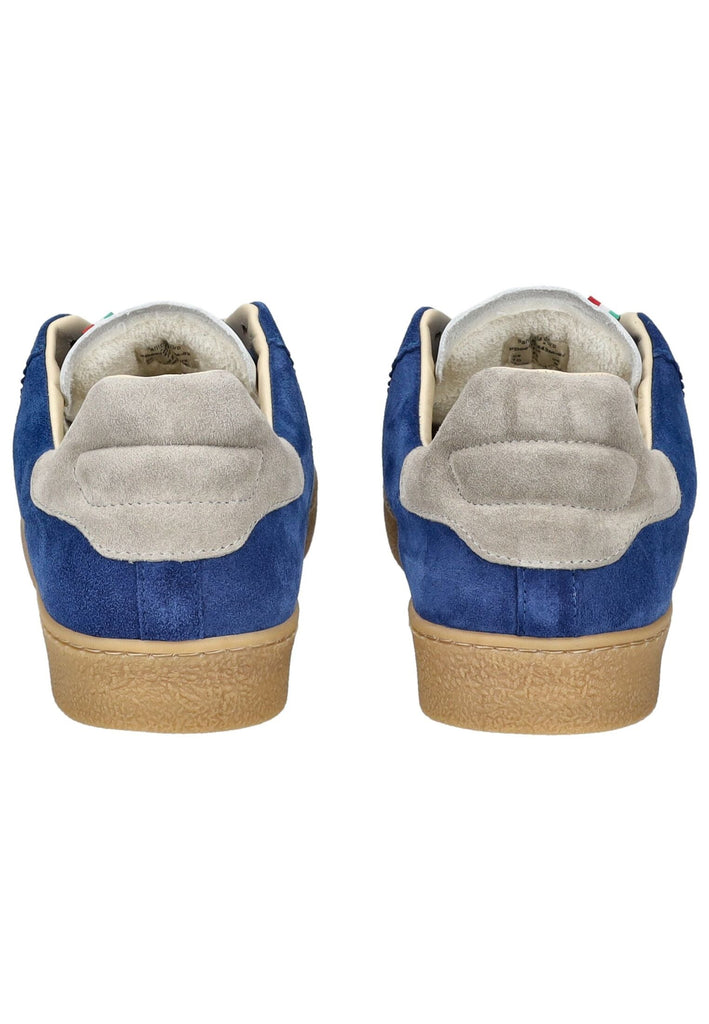 Pantofola d Oro Sneaker Veloursleder Blau/Grau