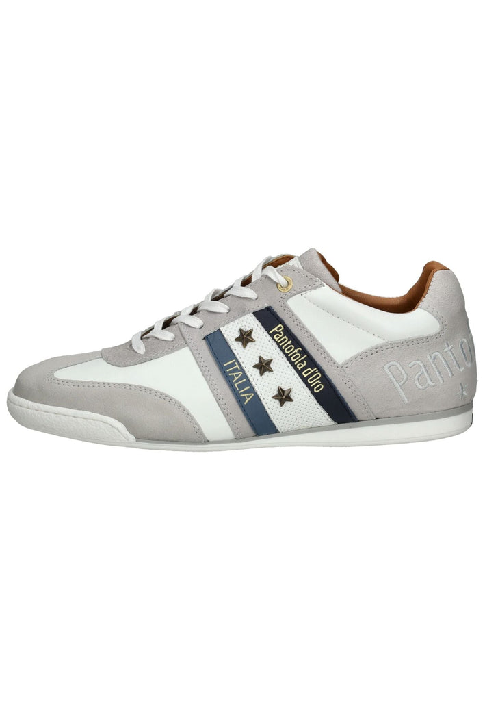 Pantofola d Oro Sneaker Veloursleder/Textil Grau/Weiß