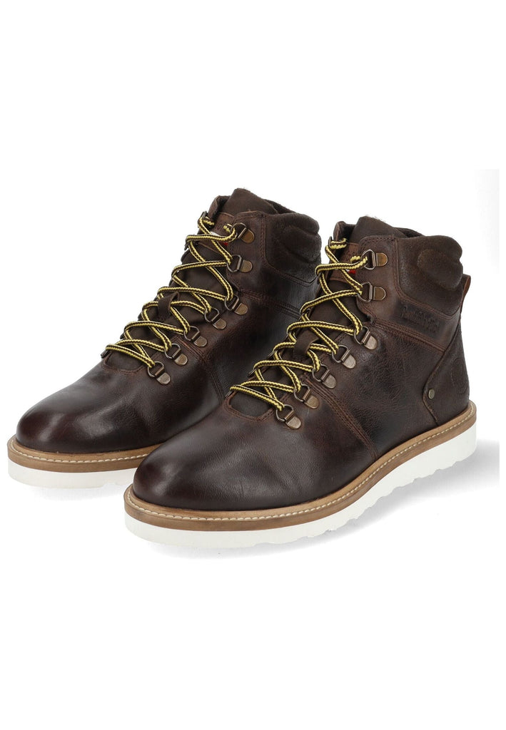 Pantofola d Oro Stiefelette Leder Coffee Warmfutter