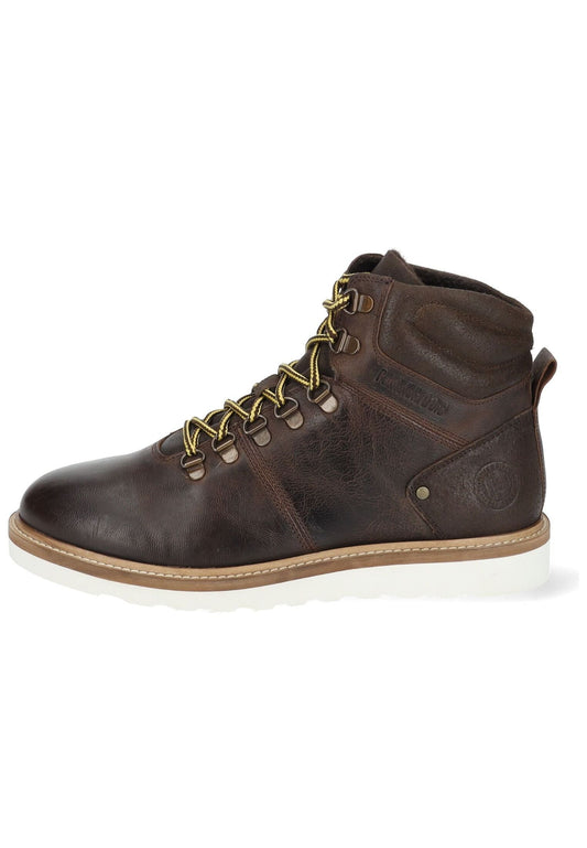 Pantofola d Oro Stiefelette Leder Coffee Warmfutter