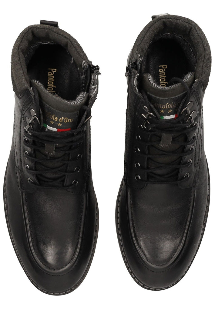 Pantofola d Oro Stiefelette Leder Schwarz