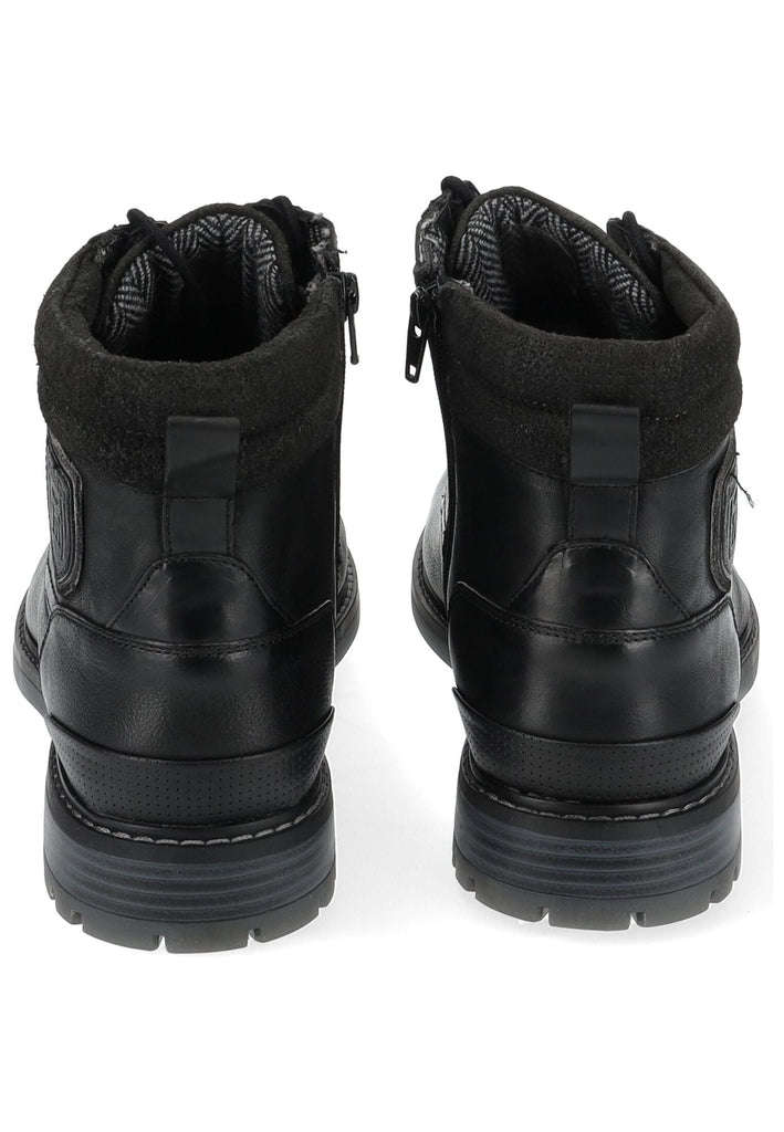 Pantofola d Oro Stiefelette Leder Schwarz