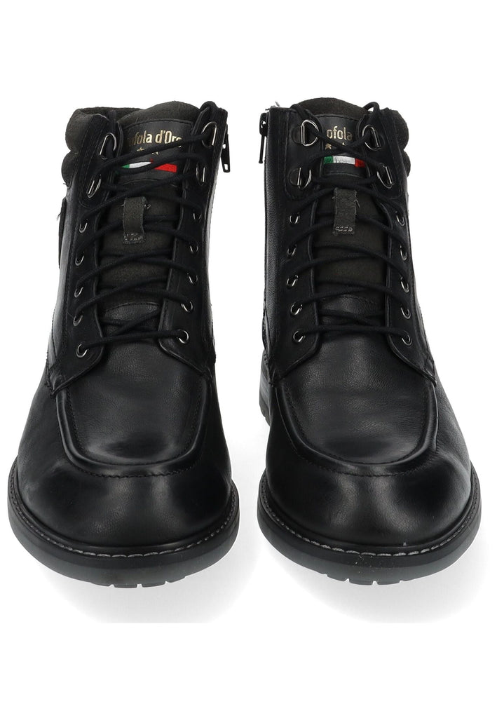 Pantofola d Oro Stiefelette Leder Schwarz