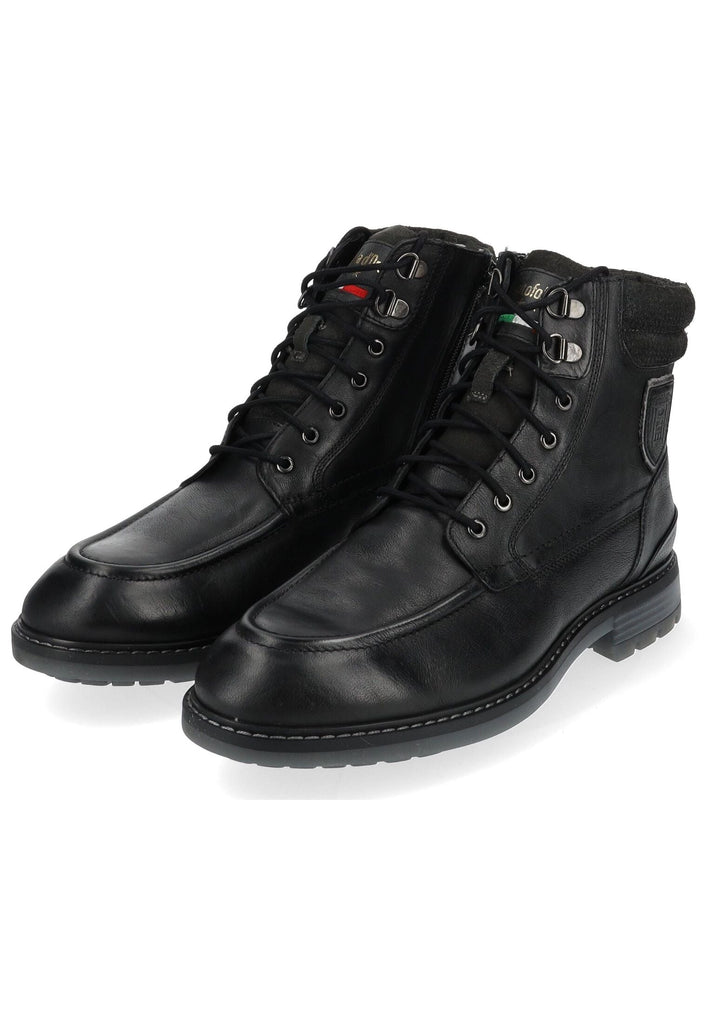 Pantofola d Oro Stiefelette Leder Schwarz