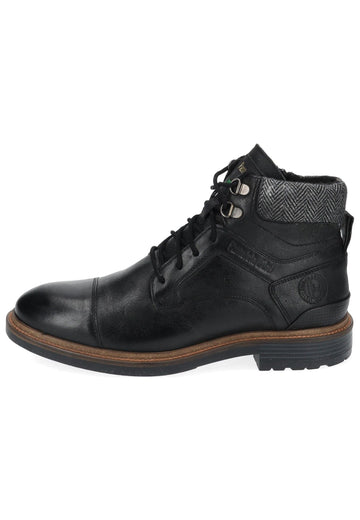 Pantofola d Oro Stiefelette Leder Schwarz