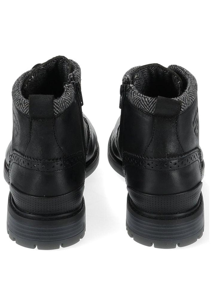 Pantofola d Oro Stiefelette Leder Schwarz