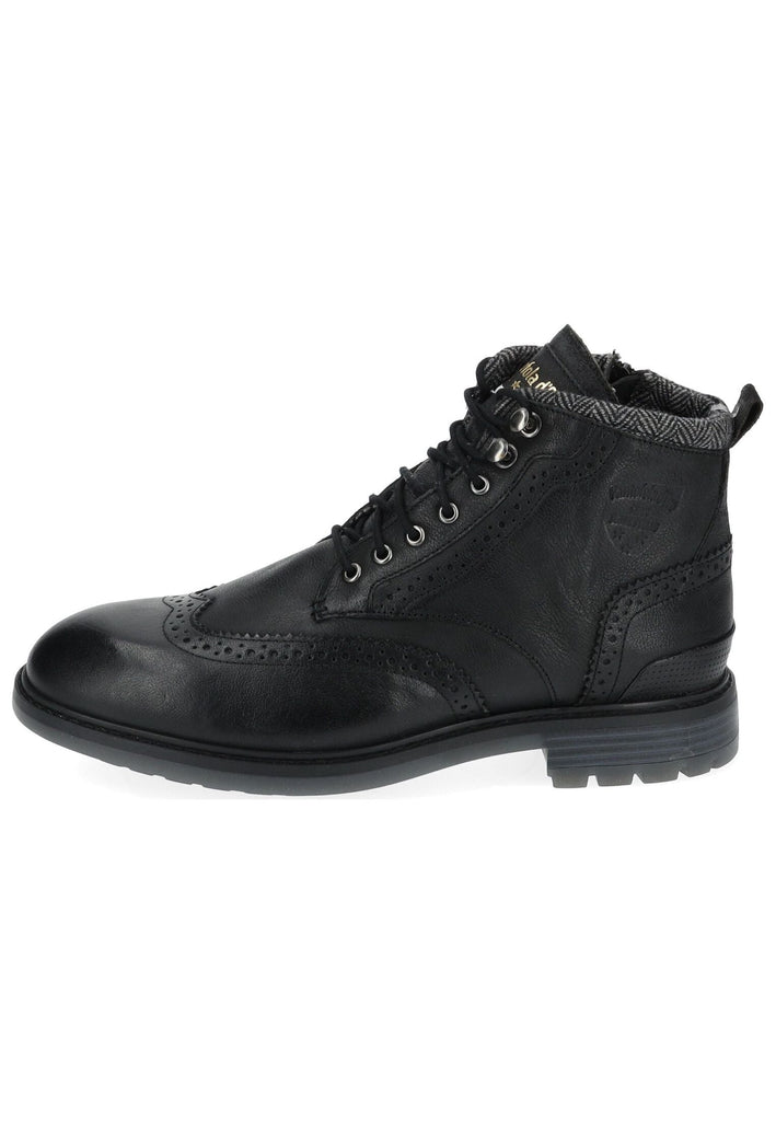 Pantofola d Oro Stiefelette Leder Schwarz