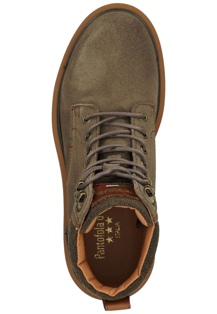 Pantofola d Oro Stiefelette Leder/Textil Taupe