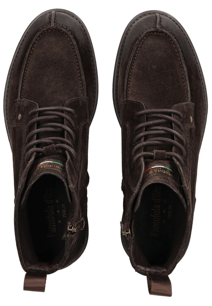 Pantofola d Oro Stiefelette Veloursleder Dunkelbraun